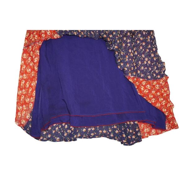 Meadow Rue by Anthropologie Mixed Floral Patchwork Skirt – Size 10 - Picture 8 of 9